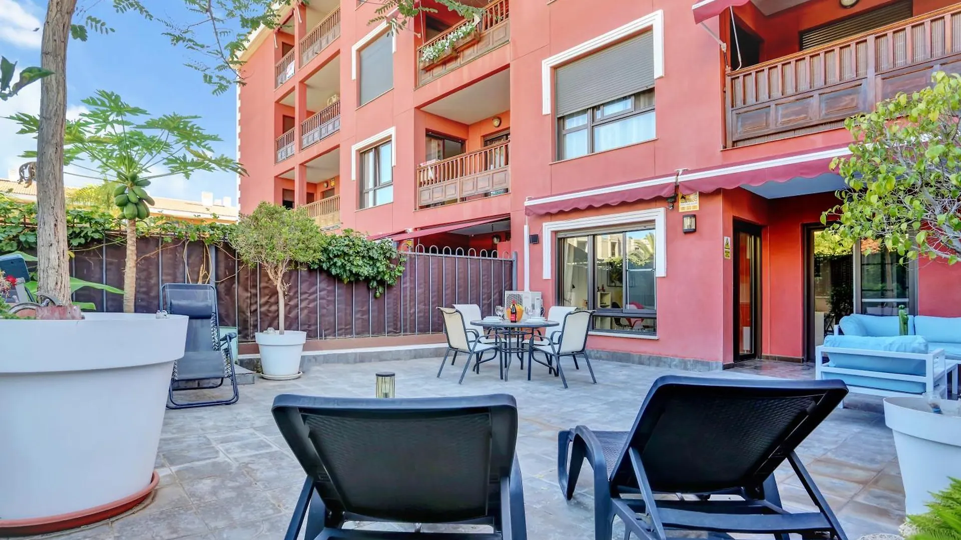 Apartment Best Mocan, Terrace Garden, Garage, Pool, Fiber Palm-mar