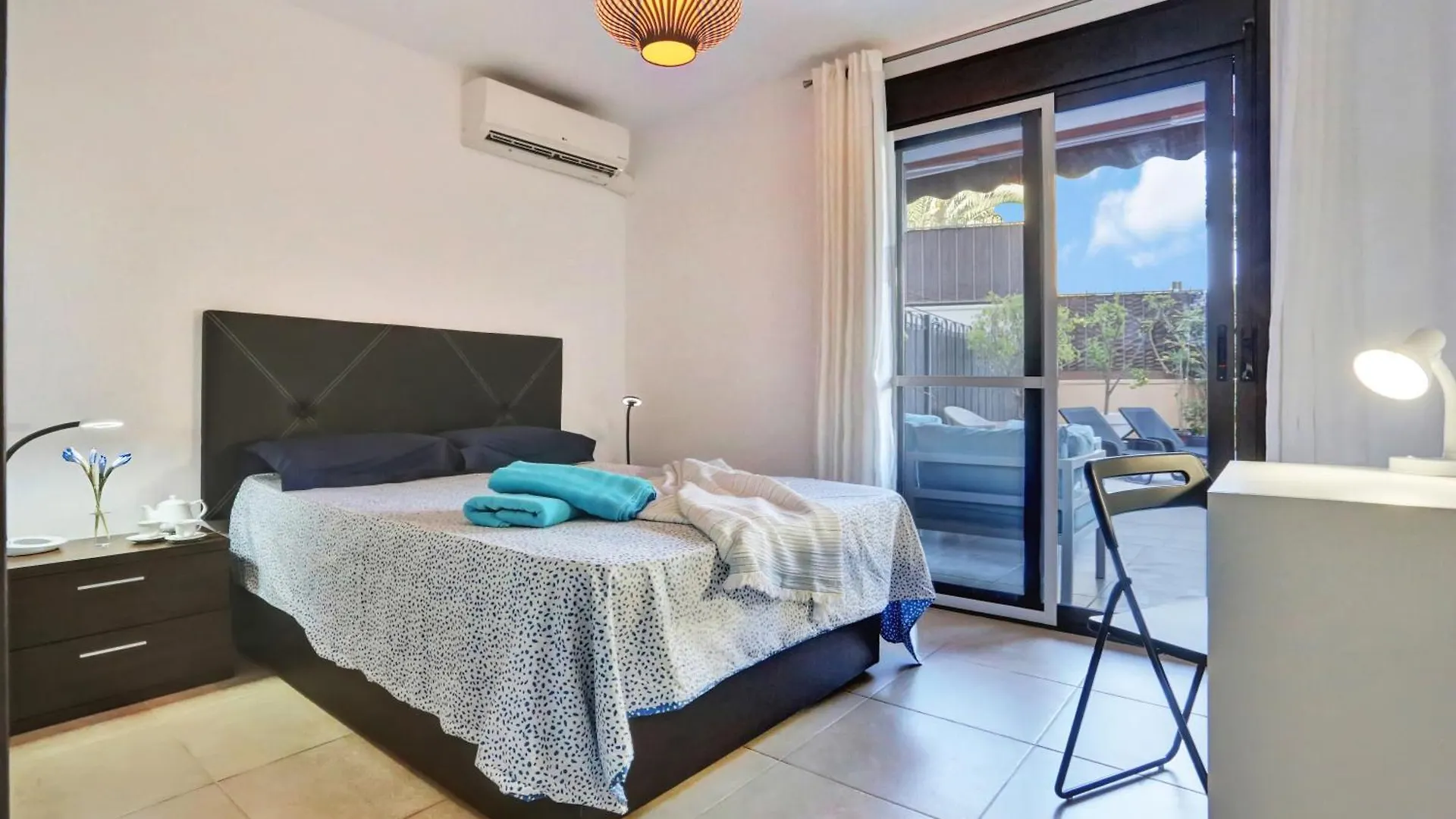 Apartment Best Mocan, Terrace Garden, Garage, Pool, Fiber Palm-mar Spain